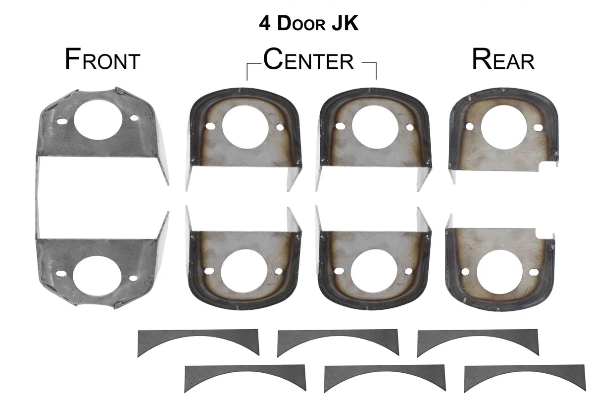 Rust Buster 2007-2018 Jeep Wrangler Unlimited JKU Frame Body Mounts RB5057 product image