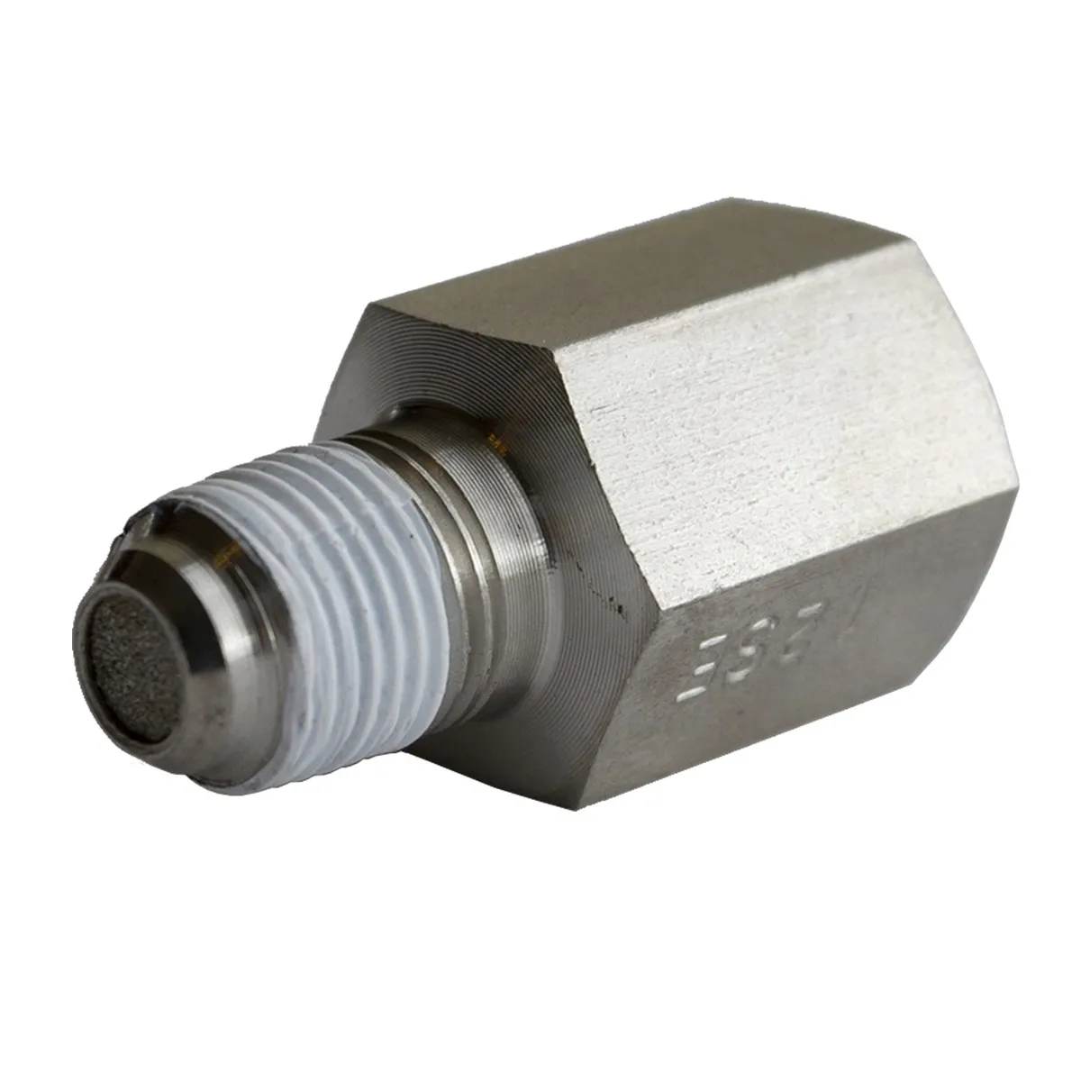 Fitting; Snubber Adapter; 1/8in. Npt Female to 1/8in. Npt Male; Stainless Steel; For Fuel Pressure product image
