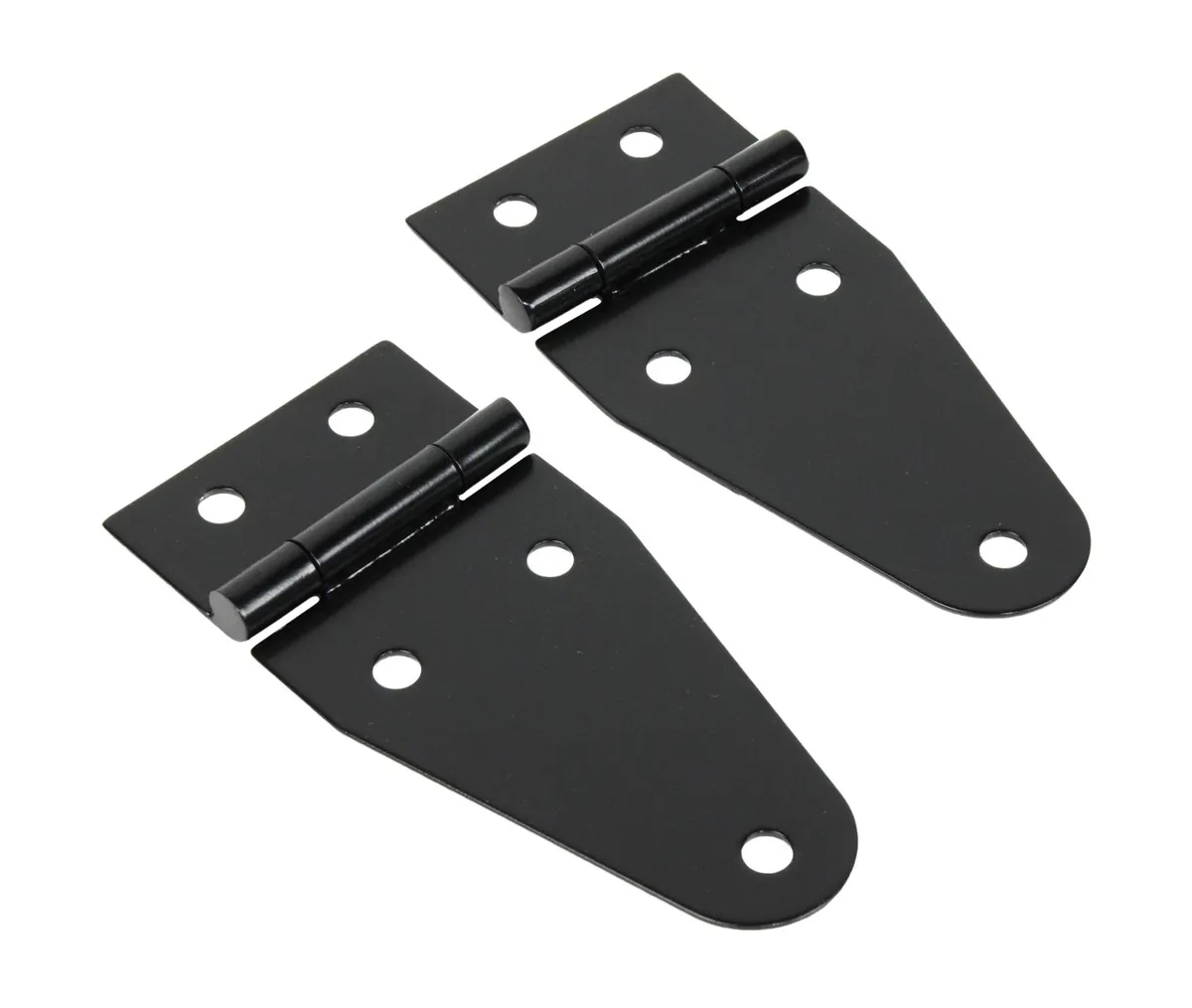 Jeep CJ/YJ Hood Hinge Pair 55-95 CJ and Wrangler YJ Powdercoat Black Kentrol product image