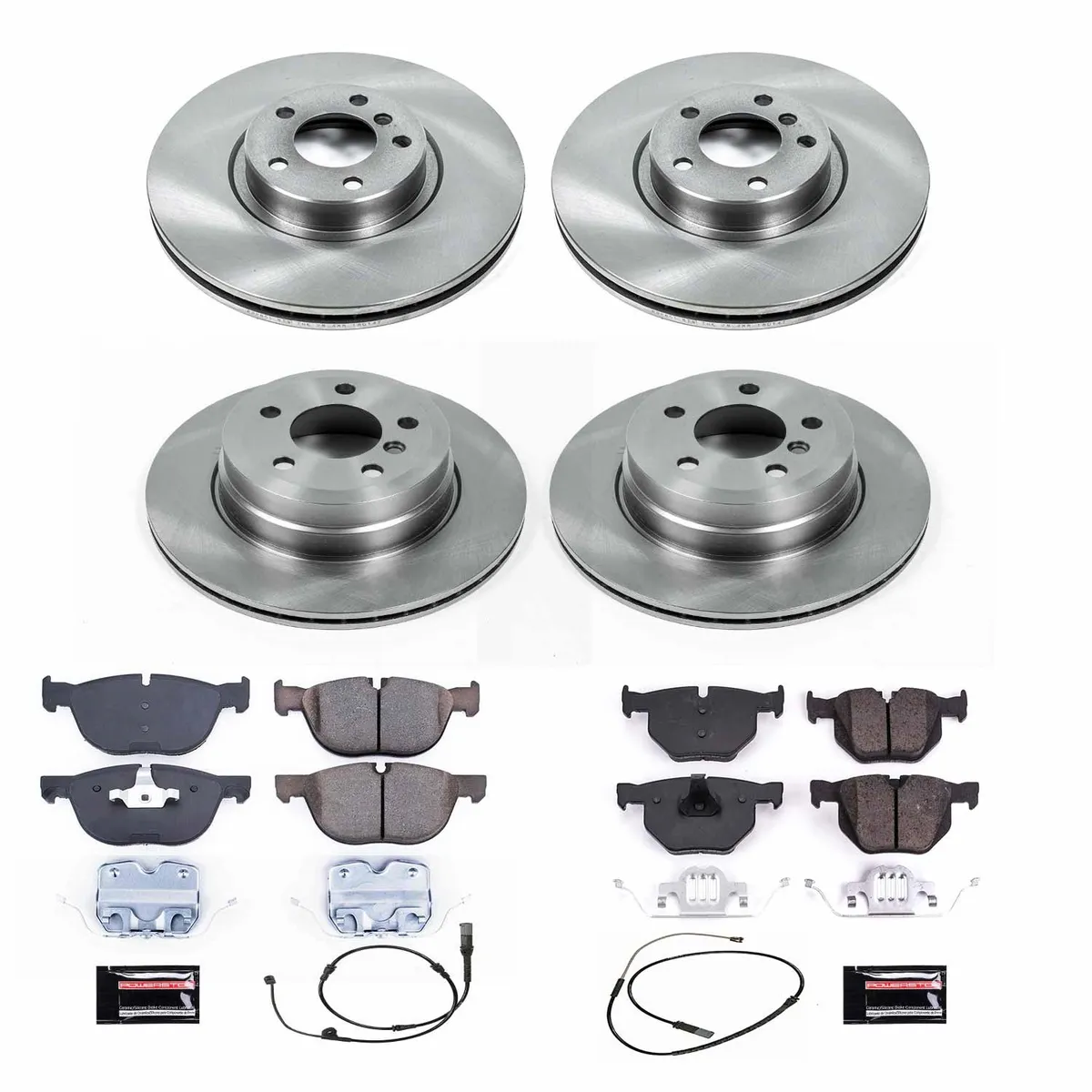 Z17 Direct Replacement Kit: Rotors; Ceramic Pads W/Hardware; Pad Sensors product image