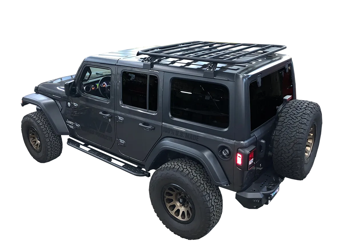 Warrior Products Platform Roof Rack Wrangler Jlu