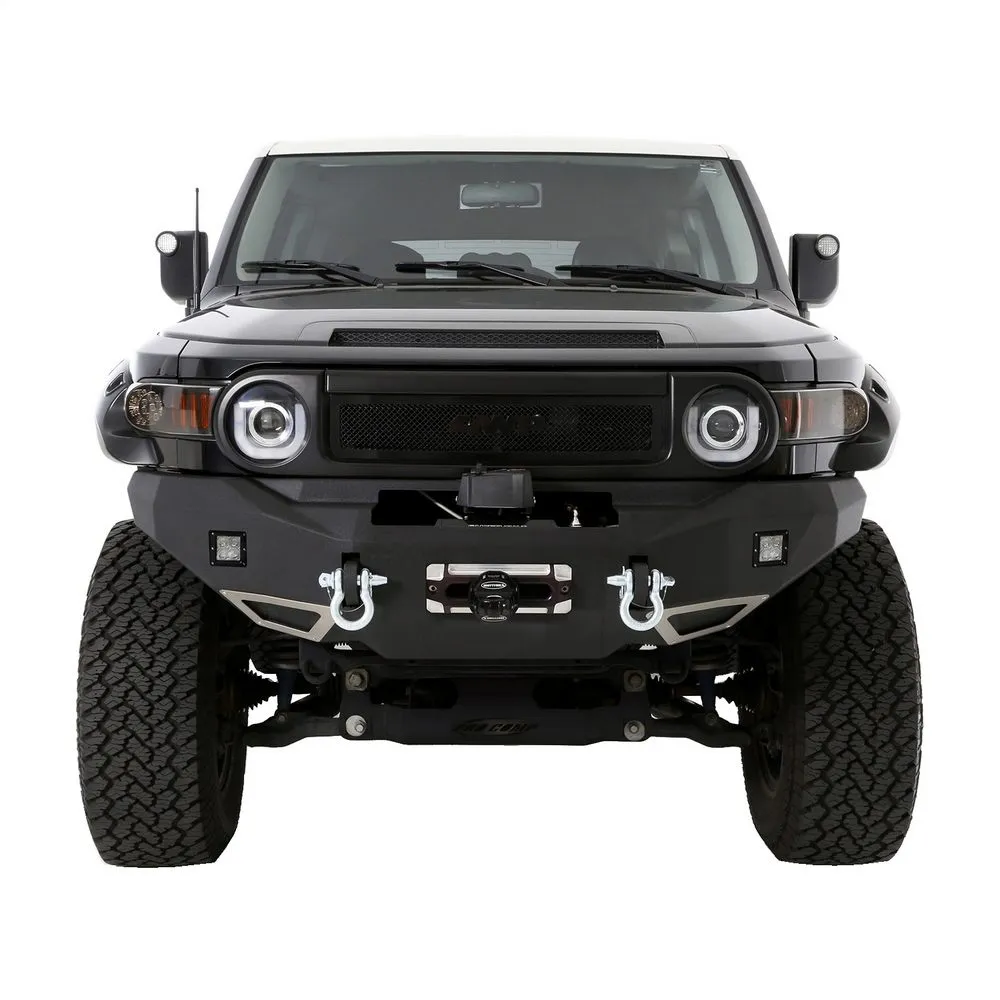 0714 Fj Cruiser M1 Winch Mount Front Bumper W/Pair Of S4 Spot And Flood Lights product image