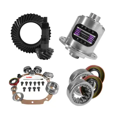 Yukon Gear and Axle 8.8 Inch Ford 4.11 Rear Ring & Pinion, Install Kit, 31Spl Posi, 2.99 Inch Axle Bearing 1997-2002 Ford Expedition USA Standard