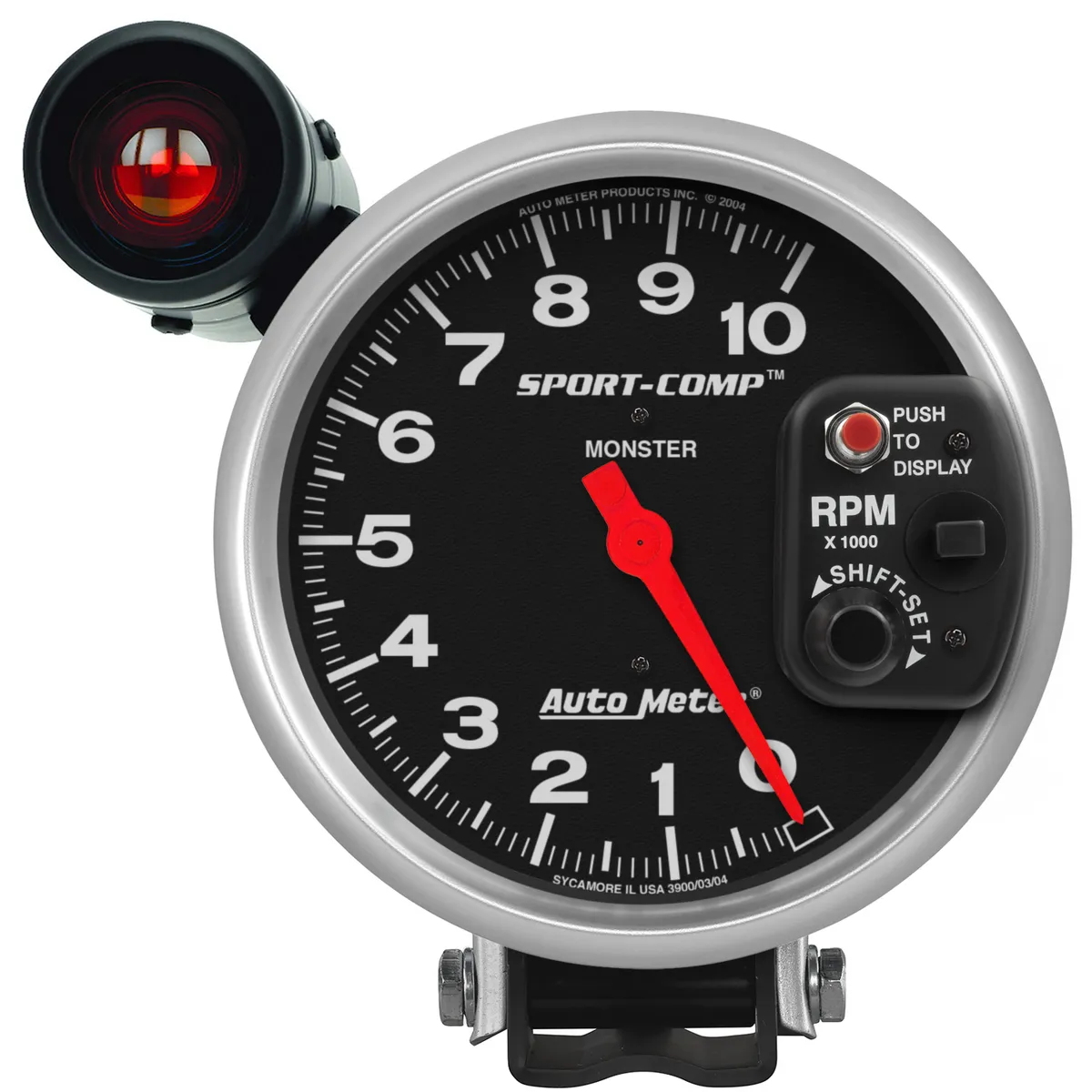 Gauge, Tachometer, 5", 10k RPM, Pedestal w/ ext. Shift-Lite, Sport-Comp product image