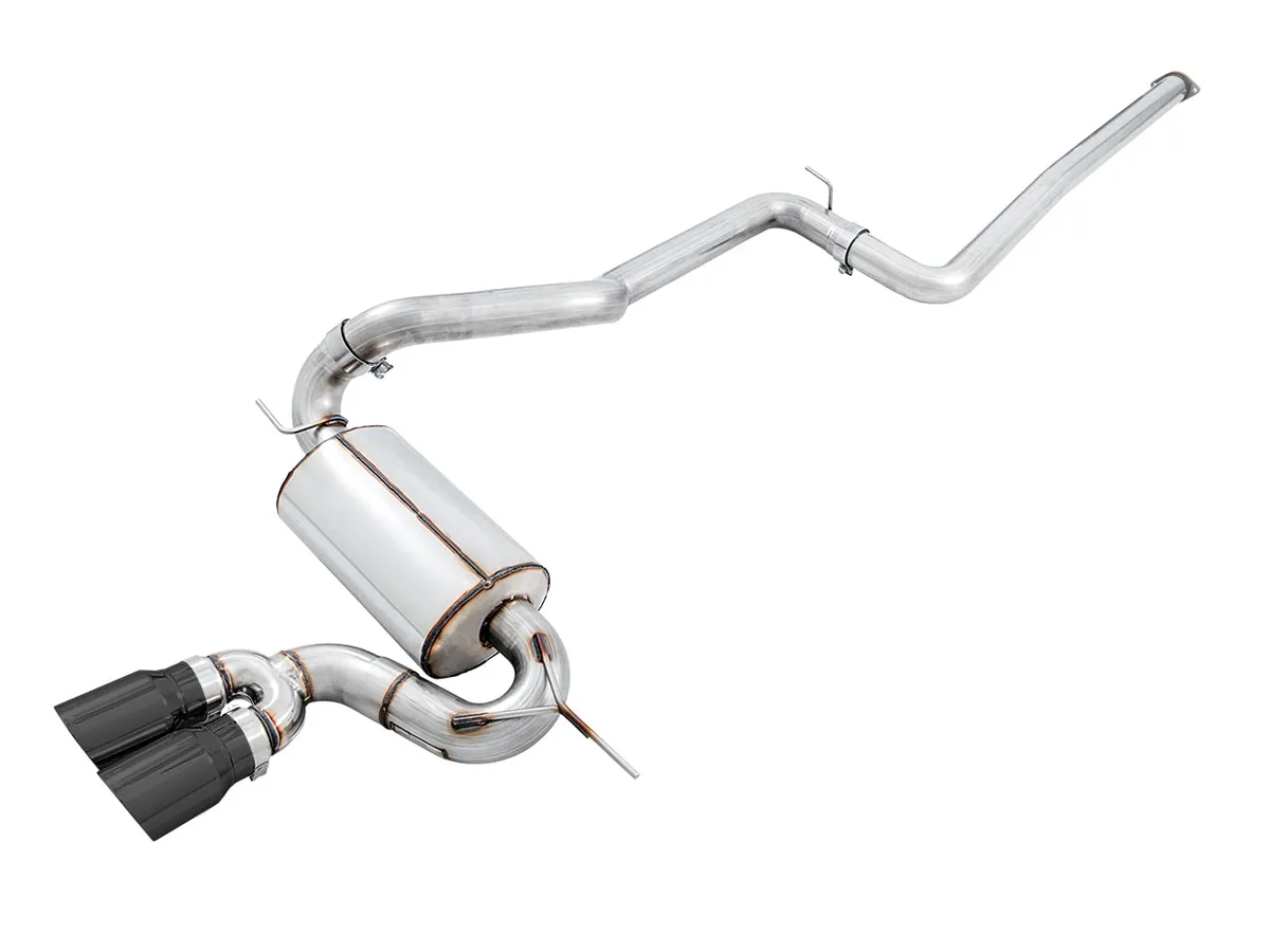 AWE Track Edition Cat-back Exhaust for Ford Focus ST - Diamond BlackTips product image