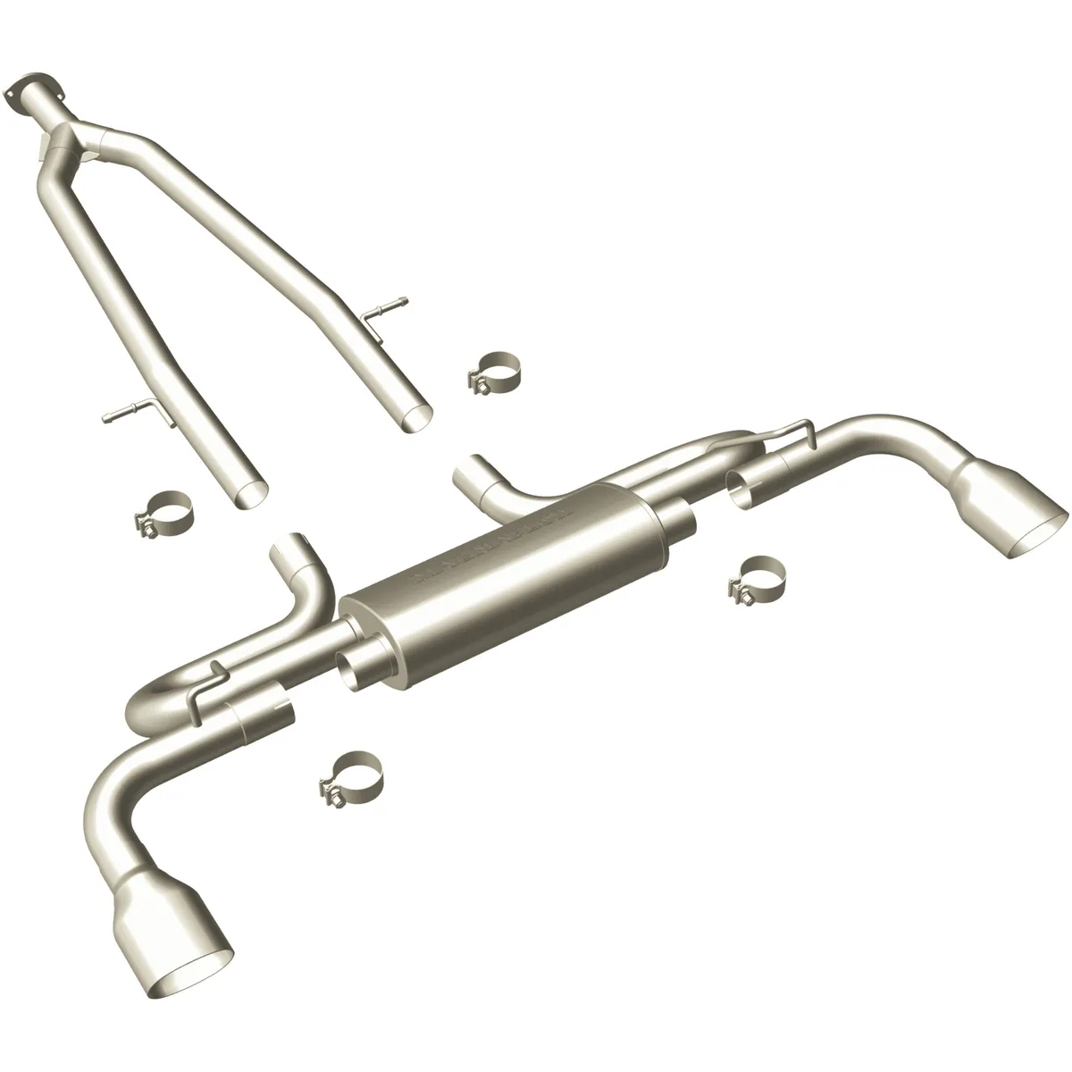 MagnaFlow 2002-2008 Lexus SC430 4.3L Street Series Cat-Back Performance Exhaust System 16917 product image