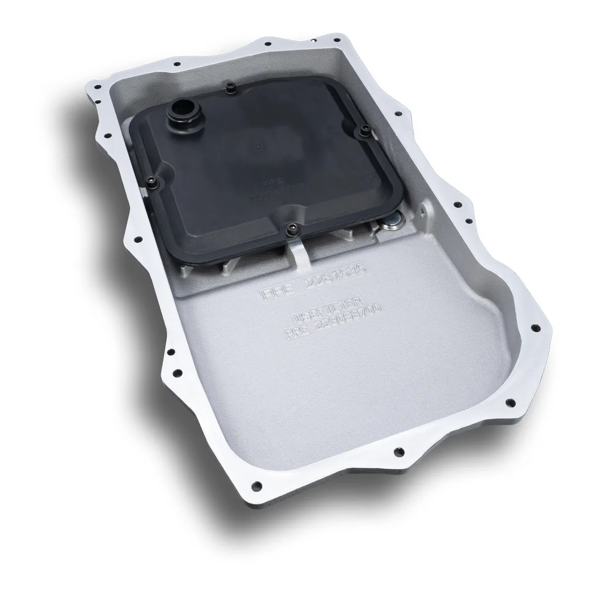 2018-2022 Jeep Wrangler JL/JT w/ 850RE Transmission Heavy-Duty Cast Aluminum Transmission Pan Black product image