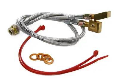 Skyjacker Jeep Stainless Steel Brake Line 75-81 Front Lift Height 2.5-5 Inch Pair Skyjacker