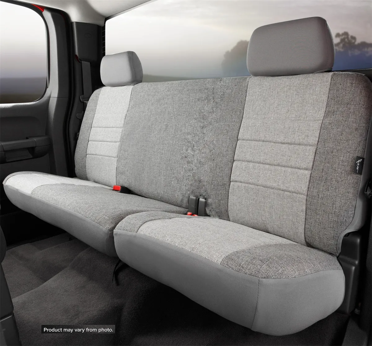 FIA OE35-2 GRAY OE30 Series - Oe Tweed Custom Fit Rear Seat Cover- Gray product image