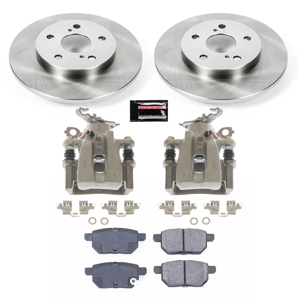 Z17 Direct Replacement Kit: Rotors; Ceramic Pads; Calipers product image