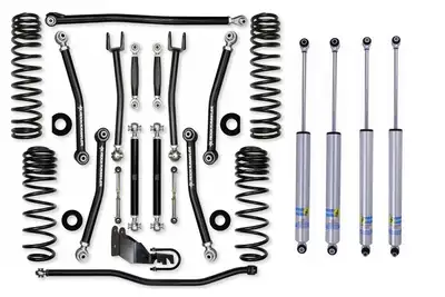 Rock Krawler Rock Krawler 3.5in X Factor 'No Limits' Mid Arm Lift Kit w/ Shock Options - JL 4XE