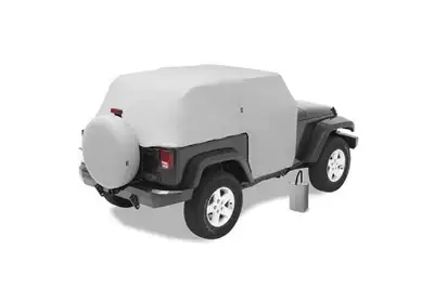 Bestop All Weather Jeep Trail Cover For Jeep 2007-2018 Wrangler JK 2 Door Charcoal/Gray Bestop