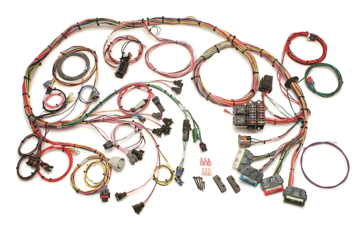 Fuel Injection Wiring Harness; Extra Length; Grommet Firewall Pass Through; product image