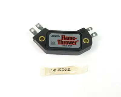 Pertronix Flame-Thrower 4-Pin Hei Module. Replacment Module For All Flame-Thrower Race Only Distributors. Also Compatible With gm 8-Cylinder Hei Performance Distributors.