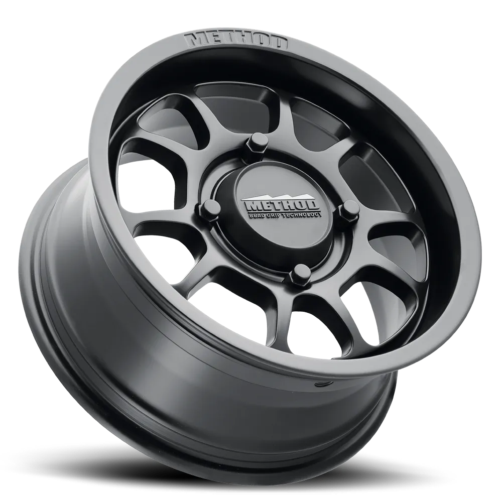 Method Race Wheels Aluminum Wheels 15x7 MR409 Bead Grip UTV Bolt Pattern 4 On 156 Offset 13 Lip Size 2.95 Matte Black MB Method