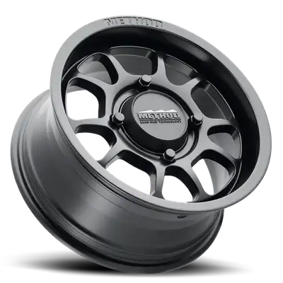 Method Race Wheels Aluminum Wheels 15x7 MR409 Bead Grip UTV Bolt Pattern 4 On 156 Offset 13 Lip Size 2.95 Matte Black MB Method