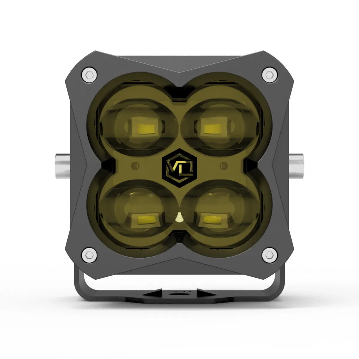 FNG 3 RR SAE 3 Inch Backlit Fog Light Pods Yellow Dot/SAE Pair Vivid Lumen product image