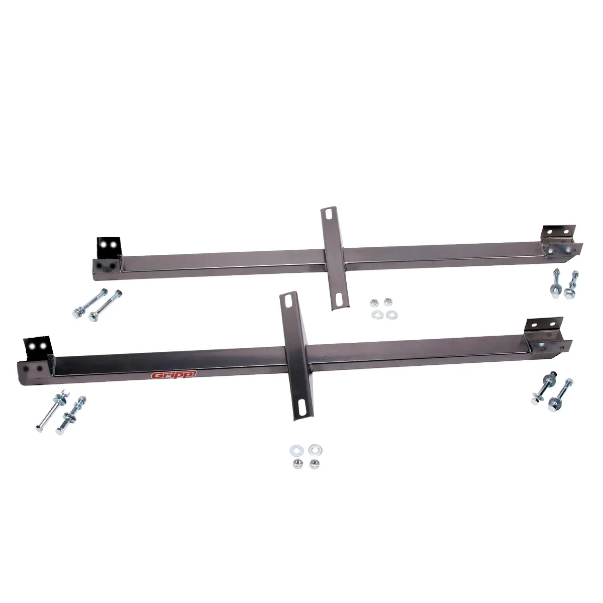 1994-2004 Mustang Full Length Subframe Connectors Wseat Bracket Support Black product image