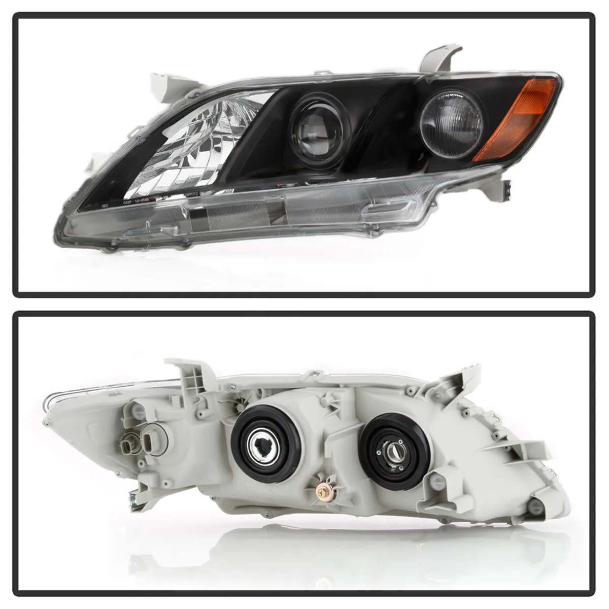 0709 Camry Halogen OE Headlights Black product image