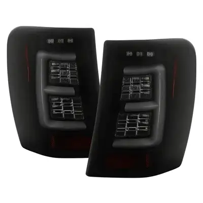 Spyder Auto ( Spyder ) Jeep Grand Cherokee 99-04 Light Bar LED Tail Lights Version 3 - Black Smoke