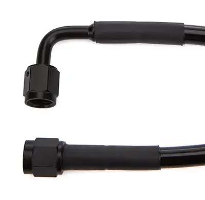 Redhorse Performance Straight 4 to 90 Degree 4 12in Preassembled Brake Lineblack