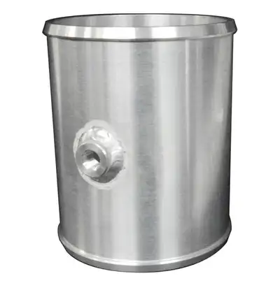 Pacific Performance Engineering Billet Aluminum Coupler 1/8 Inch Npt 4 Inch OD X 5.0 Inch Long PPE Diesel