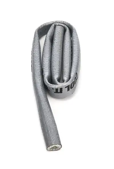 Thermo-Tec Products Heat Sleeve 1/2 Inch x 3 Foot Braided Fiberglass 500-2200 Degree F Silver Thermo Tec