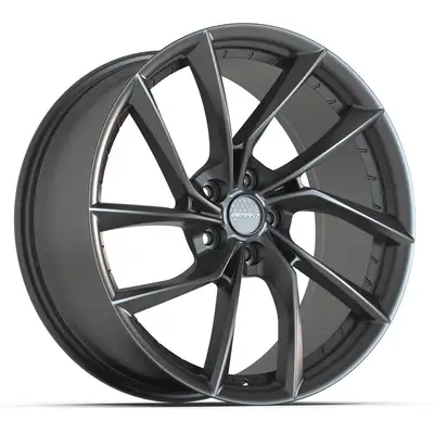 OE Wheels LLC Defiant Df06 20x10 5x120mm +35et Dark Matte Charcoal