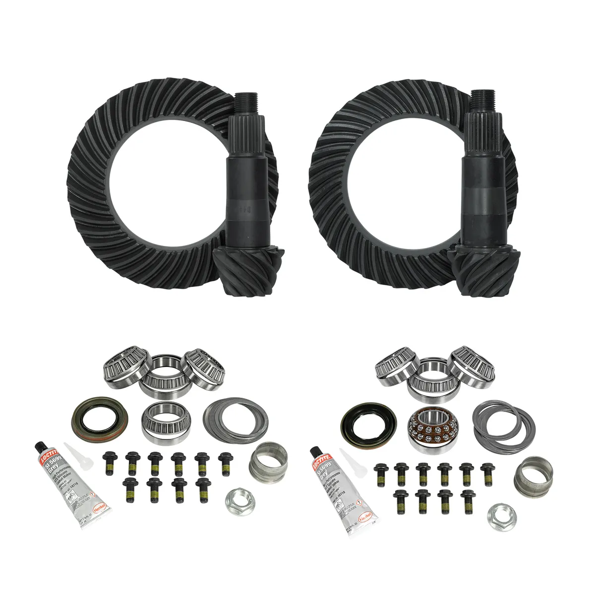 Re-Gear And Install Kit Dana 44 Front & Rear Jeep Jl/Jt Rubicon 4.88 JL & Jt Rubicon D44 (M220) Rear/ D44 (M210) Front 4.88 Ratio Complete Gear/Kit Package Yukon Gear product image