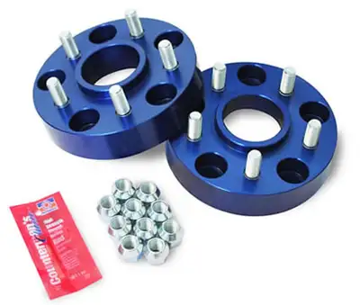 Spidertrax 0718 Wrangler/0610 Commander 5 x 5in to 5 x 41/2in Blue Wheel Adapters(Pair)
