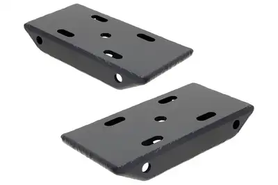 Rock Jock HD Leaf Spring Plates For Use w/2 1/2 Inch Springs 76-86 CJ 87-95 Wrangler YJ Front Or Rear Pair RockJock 4x4