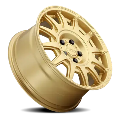 Raceline Wheels Aluminum Wheels 17x8 Aero 401GD Gold Multi Spoke 40 Offset 5 on 114.3 Bolt Pattern 72.62 Bore Raceline