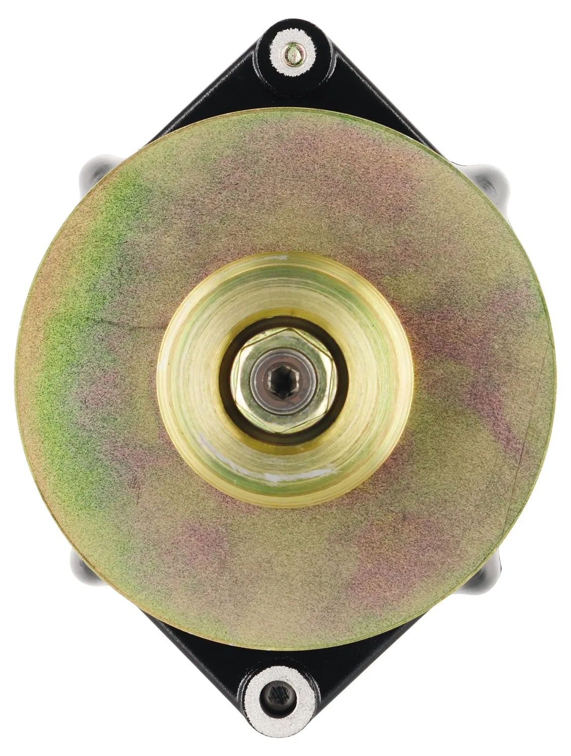 Smooth Look™ Alternator; 12si; 150 Amp; 100 Idle; 1 Groove V Type; Baffle; Black; product image