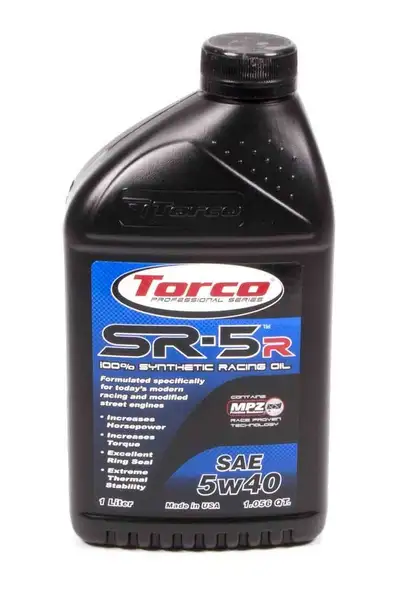 Torco SR-5R Synthetic Oil 5W40 1 Liter