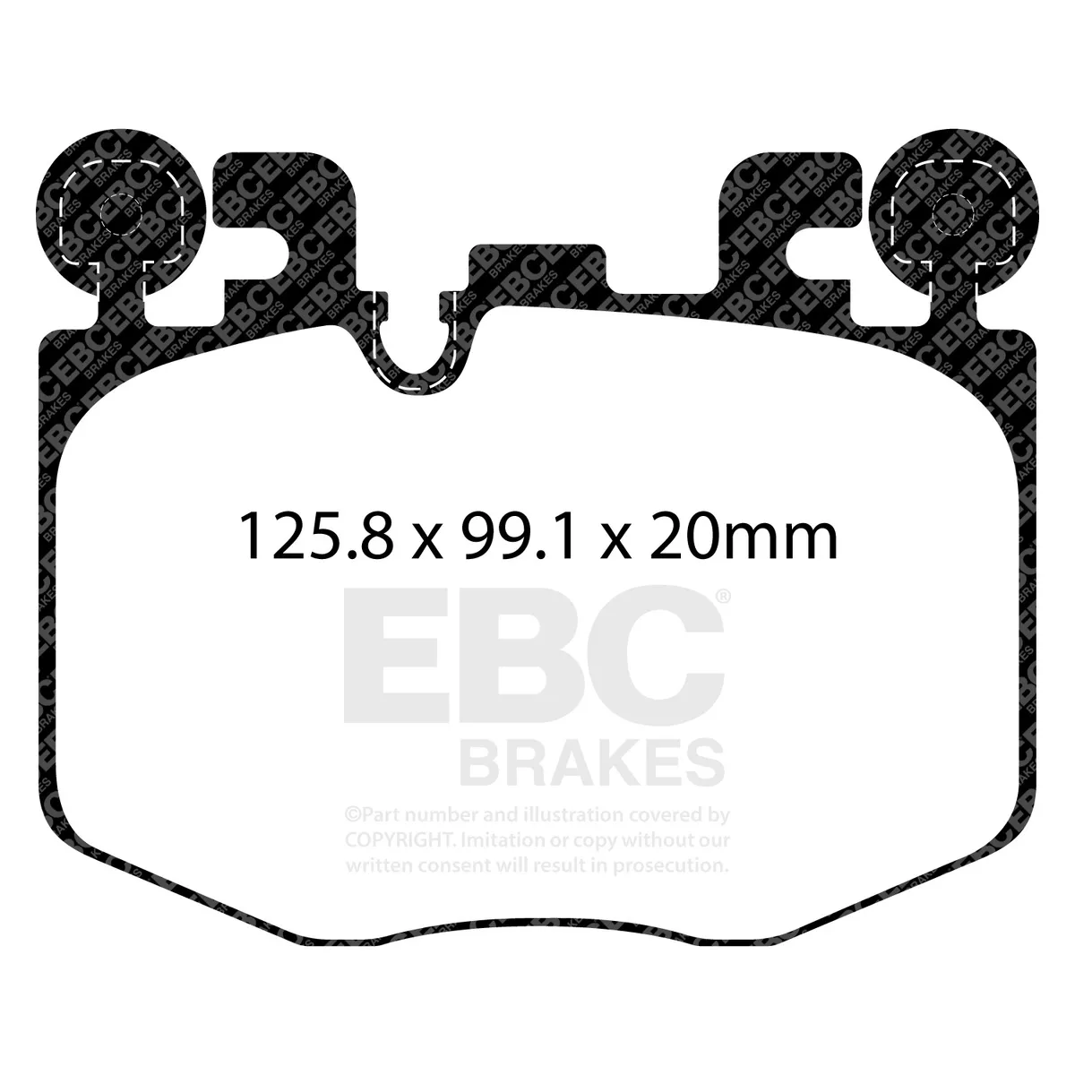 Ebc Brakes Ebcbluestuffstreetandtrack Dp52522ndx product image