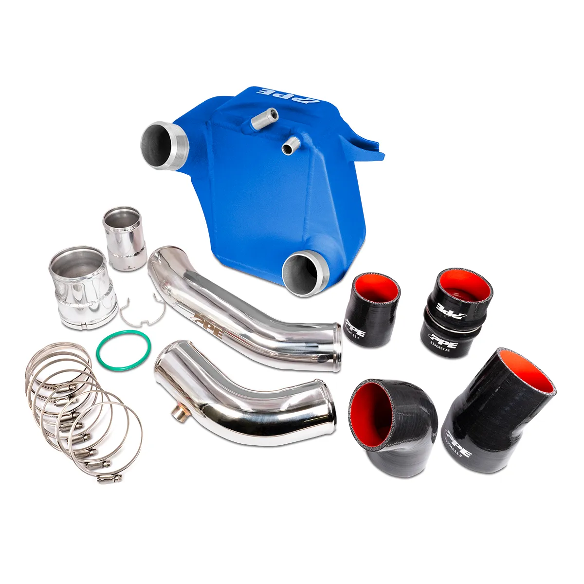 2011-2023 Ford 6.7L Air To Water Intercooler Kit Blue PPE Performance product image