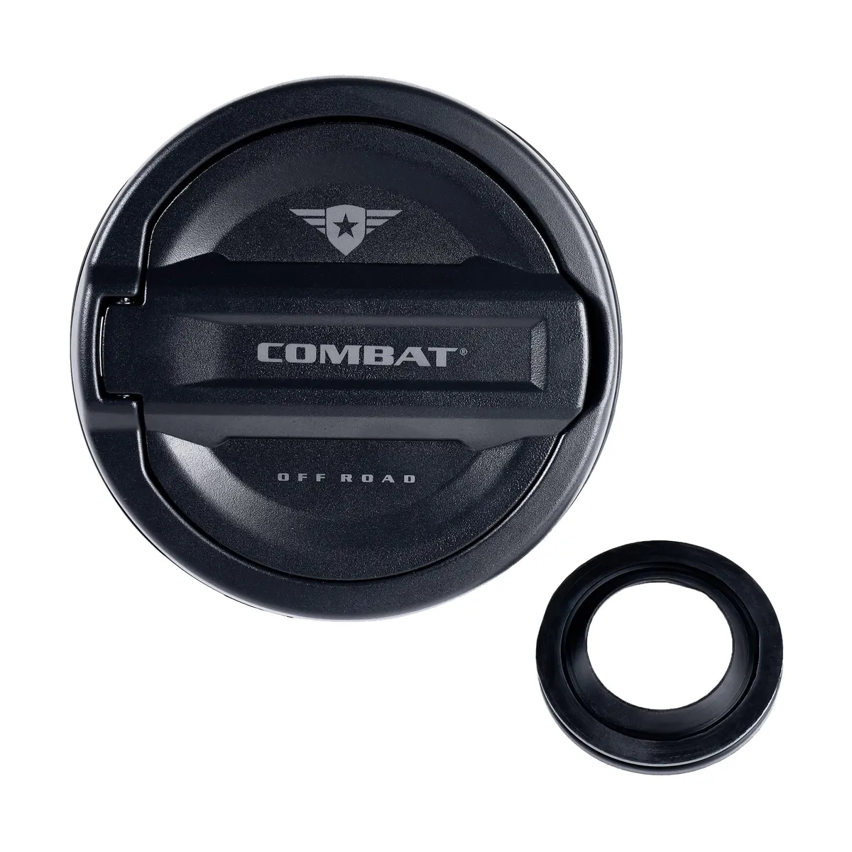 Combat Off Road Fuel Door Cover - Black Satin - JL product image