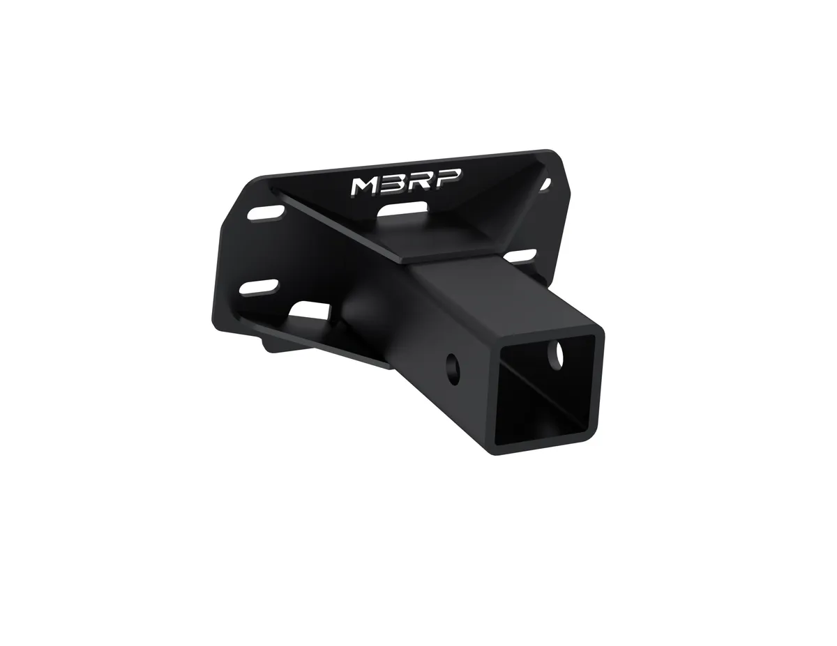 18-Present Polaris Ranger 1000/ XP 1000 and 2023-Present Polaris Ranger EV Black-Coated 2 Inch Front Hitch Receiver MBRP product image