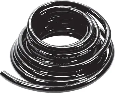 Quickcar Racing Products Power Cable 4 Gauge Blk 15Ft