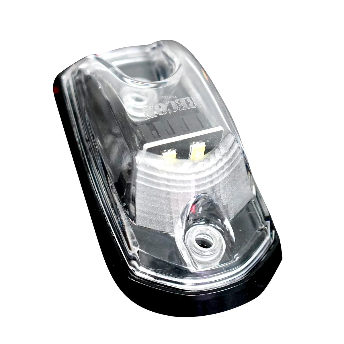 Ford 17-23 Superduty 1-Piece Single Cab Light Clear Cab Roof Light Lens with 2-Way Forward Rear Facing Amber ULTRA High-Power LEDs - 1-Piece Single Cab Light ONLY product image