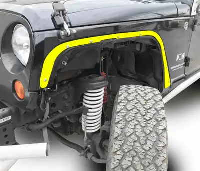 Steinjager Fenders 2007-2018 Deletes Front Neon Yellow