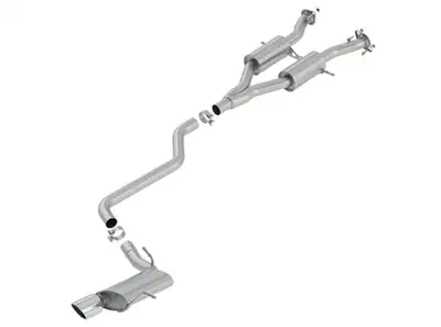 Borla Grand Cherokee 14-18 3.6l v6 at AWD 4DR 2.50 S-Type s rd rl AC r Tip 4.00 rd x 8.00