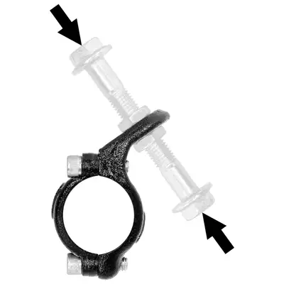 aFe Power Currectlync Steering Stabilizer Shock Tie Rod Clamp Kit Forged Chromoly Jeep JL/JT/JK RockJock 4x4