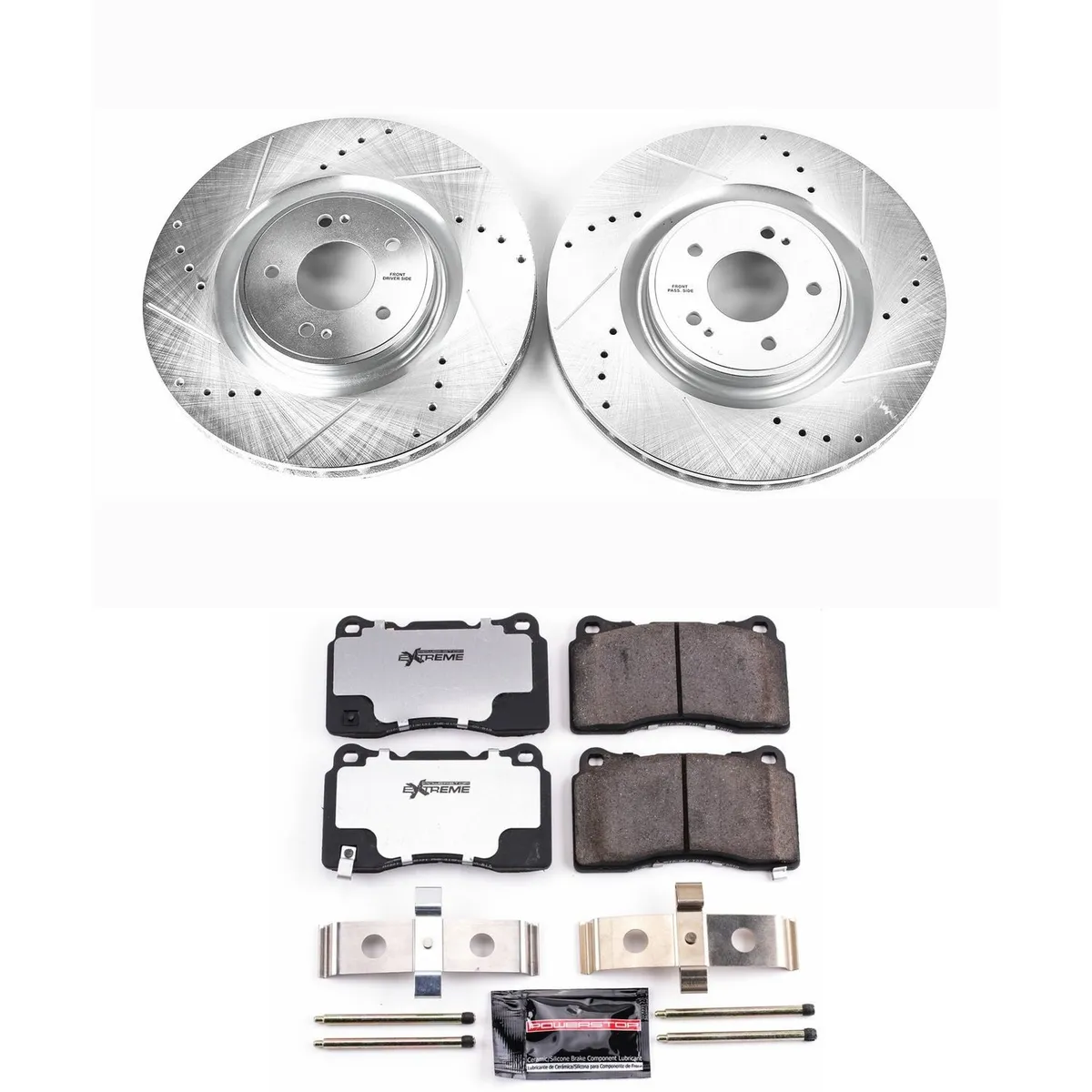 Z26 Street Warrior Upgrade Kit: Drilled/Slotted Rotors; Carbon-Fiber Ceramic Pads W/Hardware product image