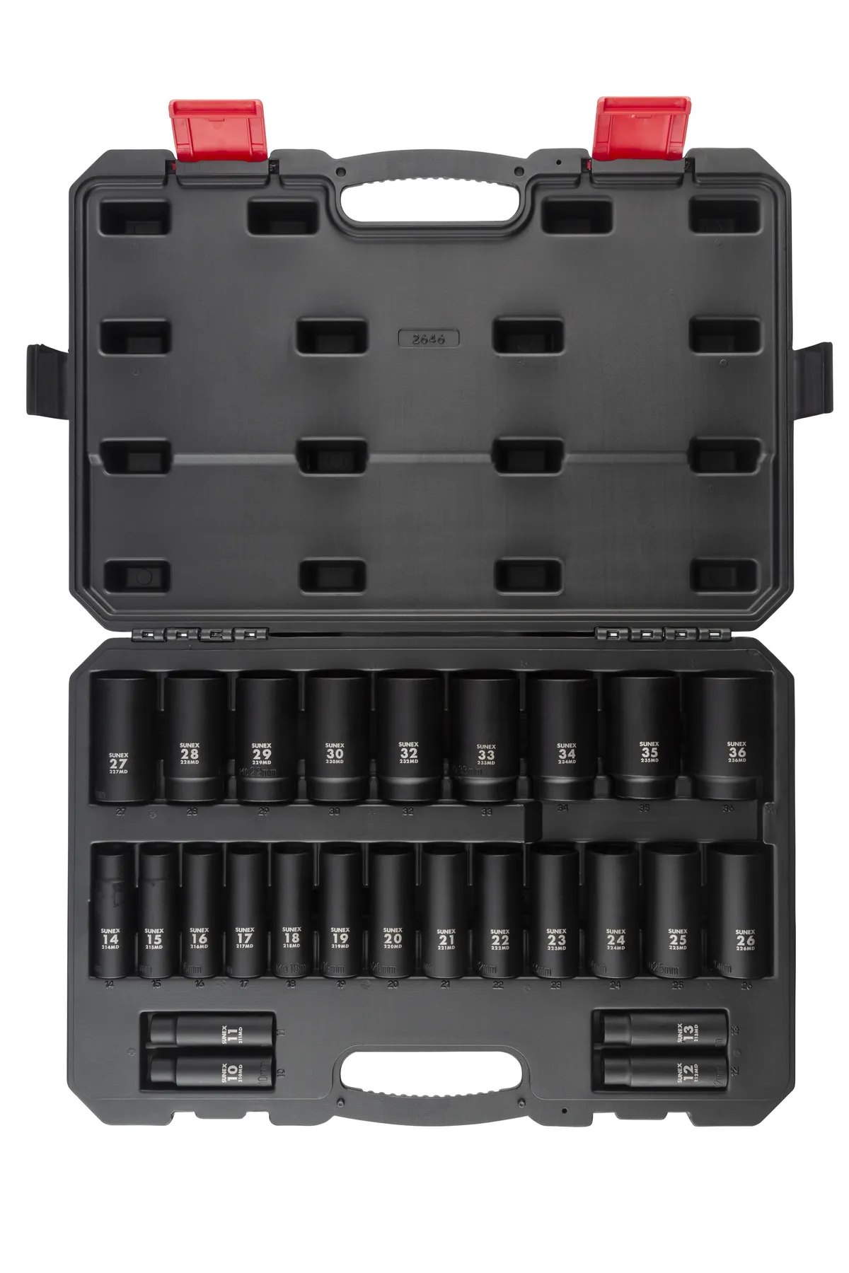 1/2" Drive Metric 6 Point Deep 26-Piece Impact Socket Set product image
