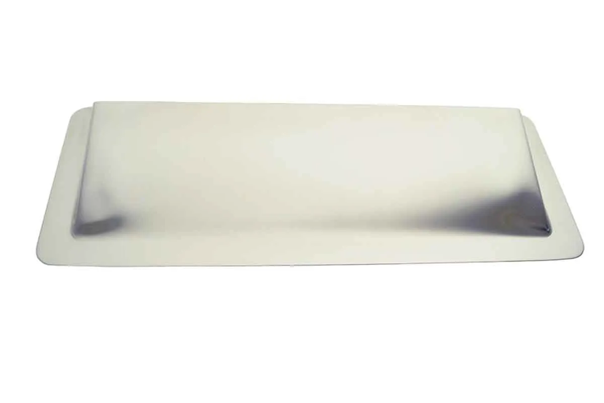 Jeep TJ Hood Vent Air Scoop 98-06 Wrangler TJ Polished Silver Kentrol product image