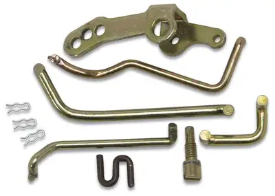 Edelbrock Edelbrock 1473 Carburetor Accelerator Linkage #1473 for AVS2 & Performer Carbs, Gold Iridited