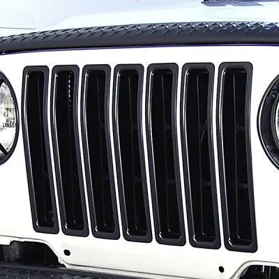 Rugged Ridge Grille Inserts Black Trim 9706 Jeep Wrangler/Unlimited