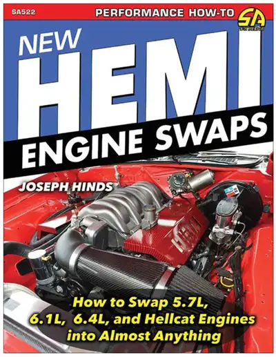 SA Design Books New Hemi Engine Swaps: How to Swap 5.7, 6.1, 6.4 & Hellcat Engines into Almost Anything