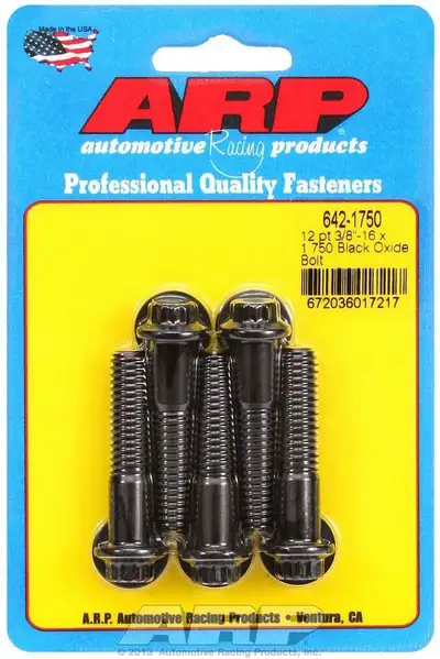 ARP Auto Racing 3/816 x 1.750 12pt Black Oxide Bolts